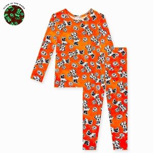 Posh peanut Minnie Halloween glow in the dark 2 piece pajam set